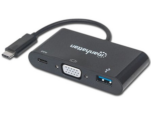 Convertidor Manhattan USB-C a VGA.