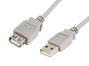 Extensión de cable USB, 1.8m, entrada A(m) A(h)