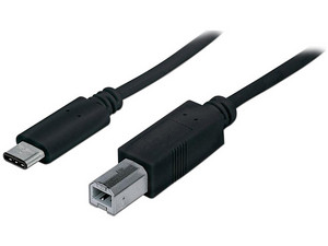 Cable Manhattan USB tipo C  a USB B, 1m.