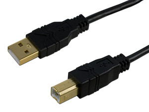 Cable Manhattan USB 2.0 de tipo A (M) a tipo B (M) para impresora y escáner, 1.8m.