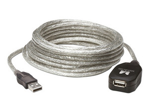 Cable extensión activa USB de alta velocidad 2.0, 4.9m.