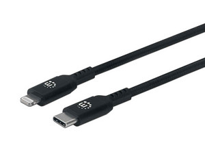 Cable Manhattan USB-C a Lightning (M-M), 50cm.