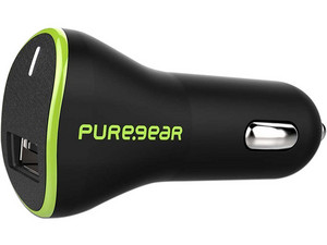 Cargador para auto PureGear 60712PG de 1 puerto USB Quick Charge 2.0.