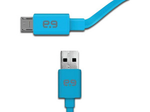 Cable Datos PureGear de USB a Micro USB (M-M) 1.2m, Color Azul.
