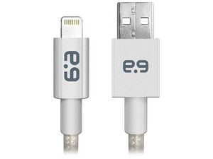 Cable PureGear 61064PG Lightning a USB de 22.9 cm. Color Plata.