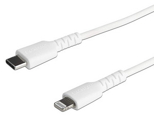 Cable Startech de USB-C a Lightning (M-M), 2m. Color Blanco.