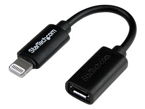 Cable Adaptador de Lightning de 8 Pin a Micro USB tipo B USB 2.0.