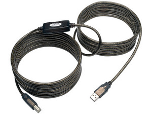 Cable Repetidor Activo USB 2.0 de Alta Velocidad A/B (M/M), 7.62 m.