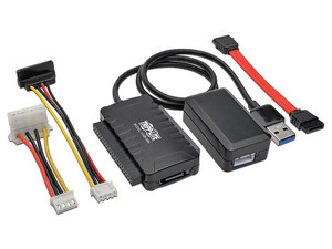 Adaptador USB 3.0 SuperSpeed a SATA / IDE con Cable USB Incorporado para Discos Duros de 2.5