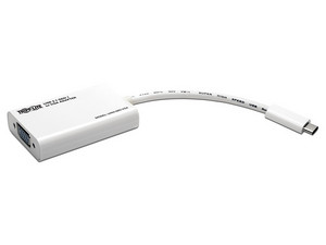 Cable USB-C a VGA Tripp Lite Conector en el Primer Extremo USB Tipo-C a VGA
