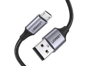 Cable de carga rápida UGREEN de USB 2.0 a Micro USB, 2m de longitud.