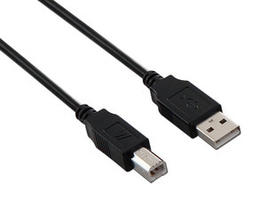 Cable V7 USB 2.0 A macho/ B macho de 4.8m para Impresora y Escáner.