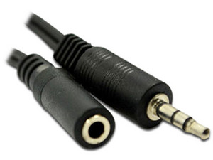 Cable estéreo Brobotix 3.5 mm (M-H), 30 cm.