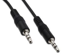 Cable de audio Steren, 3.5mm(M) a 3.5mm(M) de 22.5m. Color Negro.
