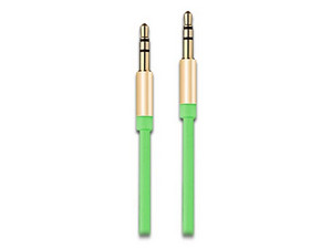Cable de Audio Brobotix 170726V 3.5mm (M-M), 1.3m. Color Verde.