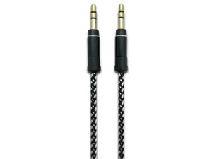 Cable de audio BRobotix de 3.5mm a 3.5mm (M-M) de 1m. Color Negro.