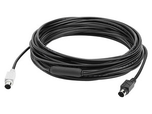 Cable de transferencia de datos Logitech Mini Din (Macho - Macho) de 10m. Color Negro.