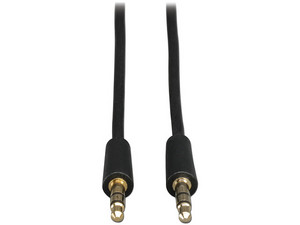 Cable de audio mini estéreo de 3.5 mm (M/M), 7.62 m.