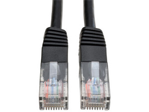 Cable de Red Tripplite Cat5e UTP, 1.52 m. Color Negro.