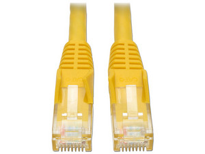 Cable de red Tripp Lite RJ-45 (M-M), Cat6 de 30.5cm. Color Amarillo.