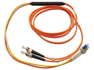 Cable de red Tripp Lite de fibra óptica de acondicionamiento de modo LC-ST de 3m.