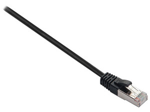 Cable de Red V7 Cat6, 24 AWG, 50cm. Color Negro.