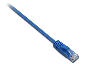 Cable de Red V7 Cat6, 24 AWG, 4m. Color Azul.