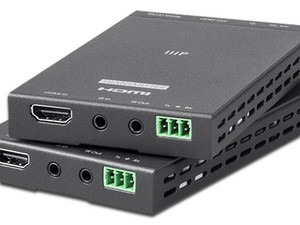 Kit extensor de video y audio BRobotix HDMI (Hembra), Ethernet, Cat5, HDBaset, POC, RS232, hasta 70m.