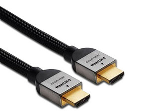 Cable de Video BRobotix HDMI 1.4 (M-M), Negro, Nylon trenzado, 5m.