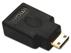 Adaptador de vídeo Brobotix de Mini HDMI a HDMI (M-H).