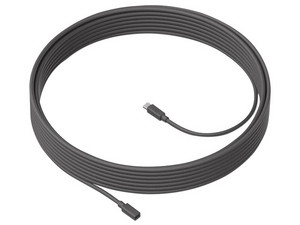 Cable de MIcrofono de 10m, USB, Logitech de extensión de Macho a Macho.