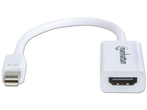 Adaptador Manhattan Mini DisplayPort a HDMI.