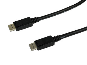 Cable de Video DisplayPort Macho a DisplayPort Macho, Blindado, Negro, 2m