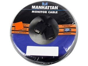 Cable para monitor SVGA HD15 Macho a HD15 Hembra, 15m.