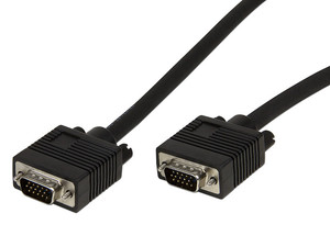 Cable para monitor SVGA HD 15 macho a HD 15 macho, 7.5m.