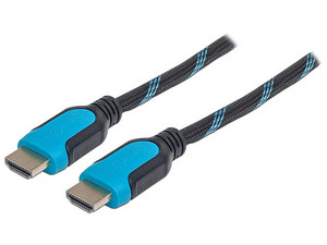 Cable HDMI de Alta Velocidad con Ethernet y Recubrimiento Textil de 2m