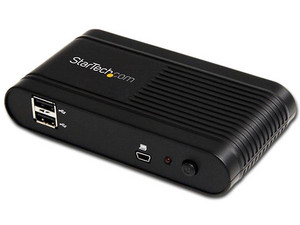 Extensor de video VGA a través de red IP por cable Cat5 UTP Ethernet con USB y Audio.