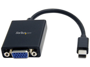 Adaptador de Video StarTech de Mini DisplayPort (M) a VGA (H).