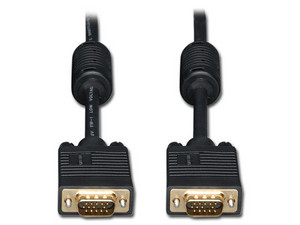 Cable de 1.83 m Coaxial de Video VGA para Pantalla de Alta Resolución - 2x HD15 Macho.