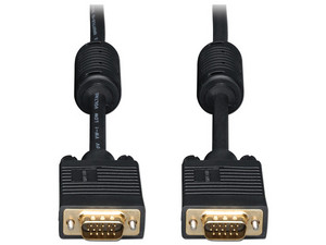 Cable Tripp Lite VGA Coaxial de alta resolución para monitor con RGB, HD15 M/M de 10.67 m.