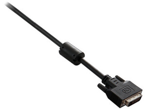 Cable de video V7 V7E2DVI-02M-BLK DVI-D (M-M) de Doble Enlace Dual Link de 1.8m. Color Negro.