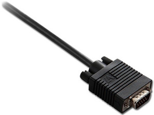Cable de video V7, VGA (M-M) de 1.8m. Color Negro.