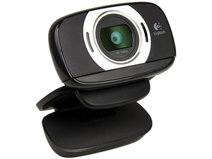 Cámara Web HD Logitech C615, Video Full HD, micrófono integrado, diseño plegable con rotación de 360 grados, USB.