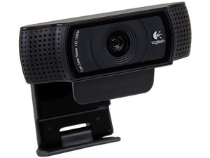 Cámara Web HD Logitech Pro c920, Video Full HD 1080p, Micrófono doble integrado, USB.