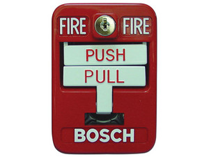 Estación de alarma manual BOSCH FMM-100DATK de doble acción. Color Rojo.