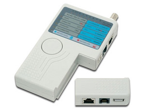 Probador remoto de cables RJ11/RJ45/USB/BNC, Brobotix, Color Blanco.