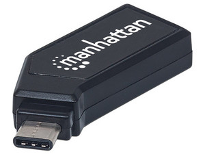 Lector de tarjetas MicroSD Y SD Manhattan 102001, USB-C.