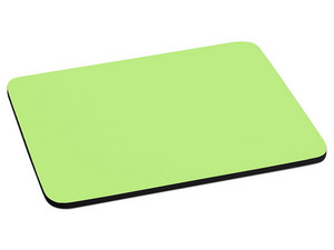 Mouse Pad BRobotix 144755-10, con base antideslizante. Color Verde.