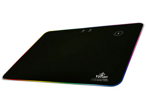 Mouse Pad Gamer Yeyian Flow 2800 RGB con carga inalámbrica.