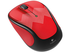 Mouse Logitech M317c Red Zigzag Óptico Inalámbrico, USB.